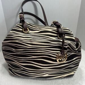 Michael kors tribal zebra bag